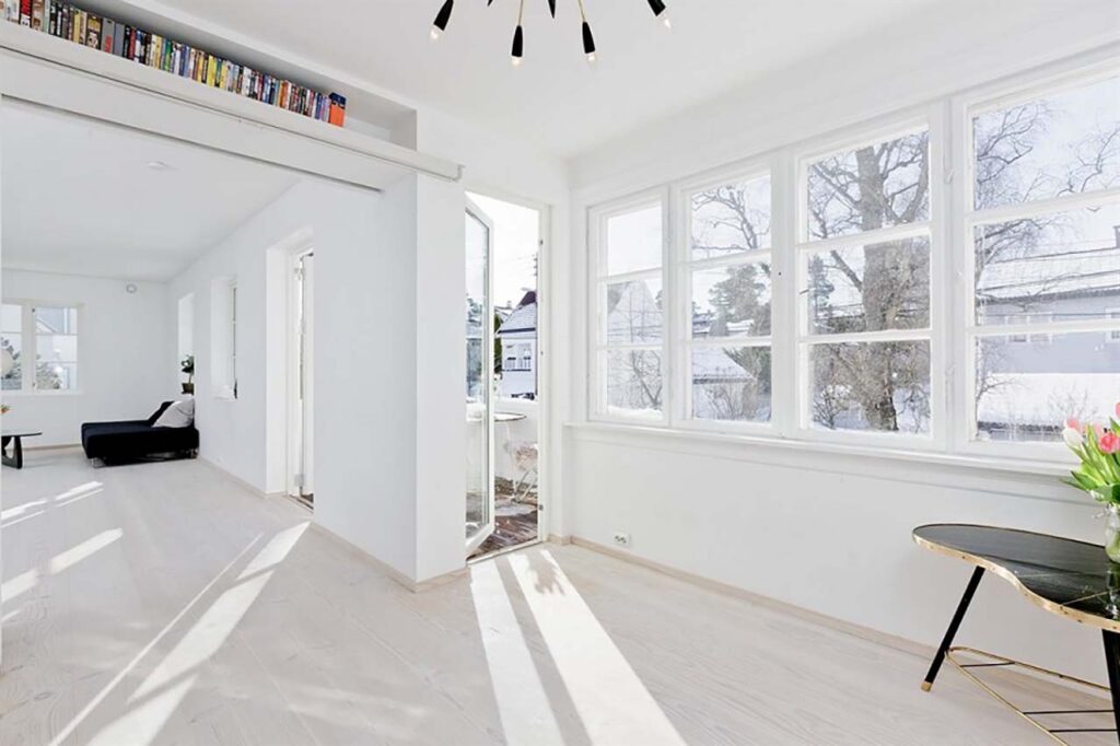 Såpebehandlet tregulv