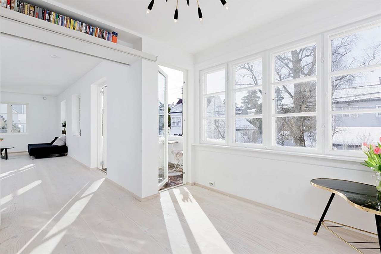 Såpebehandlet tregulv